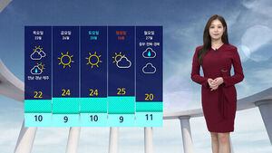 [날씨] 수도권 미세먼지 '나쁨'&hellip;충청 이남 지역에는 '비'