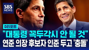 [글로벌D리포트] 연준 의장 지명자 "대통령 꼭두각시 안 될 것"&hellip;인준은 쉽지 않아