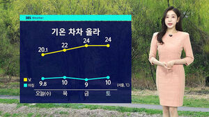 [날씨] 제주&middot;남해안 봄비&hellip;수도권 '황사 영향' 계속
