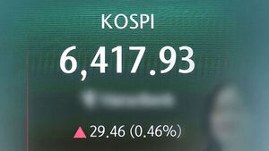 전쟁에 둔감해진 코스피&hellip;6,400 돌파 '사상 최고'