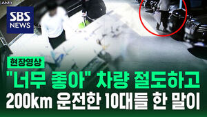 [현장영상] 차량 훔치고는 "나 너무 행복해" 10대 절도범들 상습범이었다