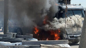 평택서 도로 달리던 화물차 불&hellip;인명피해 없어