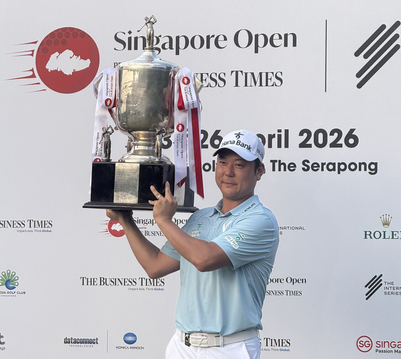 싱가포르 오픈 우승한 함정우 (사진=스포츠인텔리전스그룹 제공, 연합뉴스)