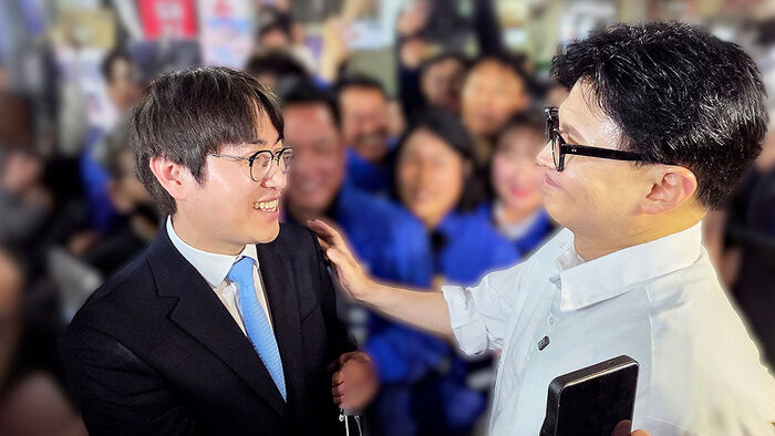 "어무이&middot;행님" 부산 향한 하정우&hellip;한동훈과 SNS 설전