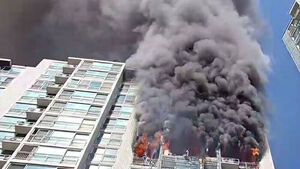 [속보] 의왕 아파트 화재 현장서 주민 1명 대피 중 추락해 숨져