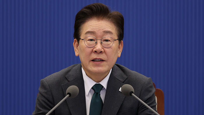이재명 대통령이 7일 청와대 여민관에서 열린 수석보좌관회의에서 발언하고 있다. (사진=연합뉴스)