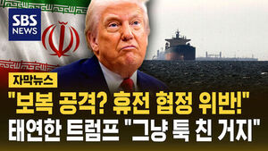 [자막뉴스] "미군 공격은 휴전 협정 위반"&hellip;이란군 반발하자 트럼프 "가볍게 툭 친 것"