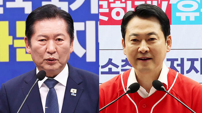 정청래 더불어민주당 대표, 장동혁 국민의힘 대표