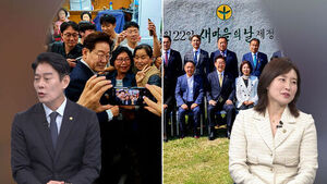[여담야담]"긁혔나?" vs "노골적 선거 개입"&hellip;대통령 시장 행보에 불붙은 여야