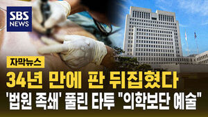 [자막뉴스] 34년 만에 판 뒤집혔다&hellip;비의료인 문신 시술 'K-뷰티' 도화선?