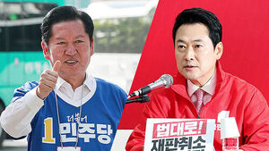 "공약실천 TF"&middot;"내로남불 심판"&hellip;선거운동 이틀째 총력전