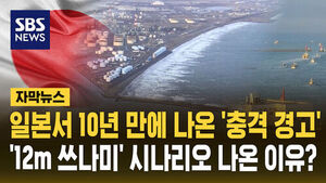 [자막뉴스] 일본서 10년 만에 나온 '충격 경고'&hellip;'12m 쓰나미'에 5만 명 사망 시나리오 나온 이유?