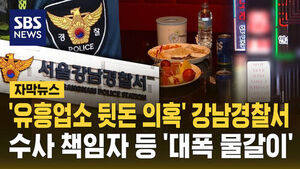 [자막뉴스]'유흥업소 뒷돈 의혹' 강남경찰서..수사 책임자 등 '대폭 물갈이'