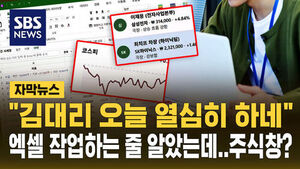 [자막뉴스] "김대리 오늘 열심히 하네" 엑셀 작업하는 줄 알았는데&hellip;주식창?