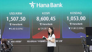 코스피, 장 초반 사상 첫 8,600선 돌파&hellip;시총 7천조 넘어