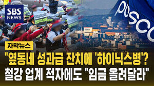[자막뉴스] "옆동네 잔치에 전부 '하이닉스병'?" 적자 나도 '남 얘기'&hellip;포스코&middot;현대제철 "우리도 임금 올려달라"