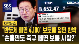 [자막뉴스] '반도체 빼면 4,100' 보도에 이 대통령, 손흥민 소환한 이유 "축구 빼면 보통 사람?"