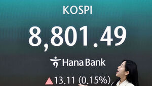 코스피, 등락 끝에 8,800대 상승 마감&hellip;또 사상 최고치