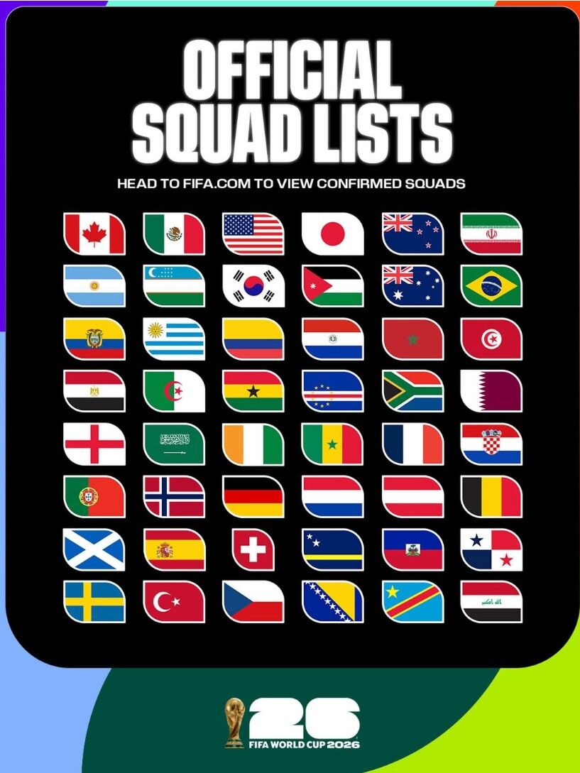 2026 북중미 월드컵 최종명단을 확정한 FIFA (사진=FIFA 홈페이지 캡처, 연합뉴스)