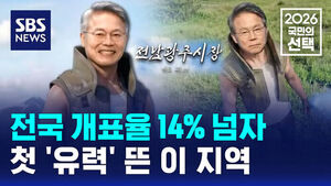 [국민의선택] 전국 개표율 14% 넘자&hellip;첫 '유력' 뜬 이 지역