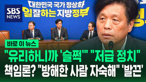 "유리하니까 '슬쩍'" "저급 정치"&hellip;지도부 책임론에 "방해한 사람 자숙"