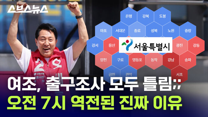 여조, 출구조사 모두 틀림 오전 7시 역전된 진짜 이유