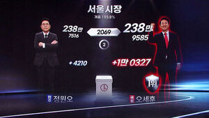 개표 막판 뒤집힌 서울시장 선거&hellip;1%p 차이 승리