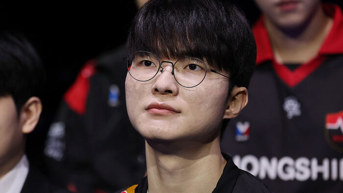지난 3월 26일 서울 종로구 롤파크에서 열린 LCK(LoL 챔피언스 코리아) 2026 시즌 개막 미디어데이에 T1팀의 '페이커' 이상혁 선수가 참석하고 있다. (사진=연합뉴스)