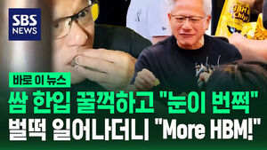 [바로이뉴스] 쌈 한입 꿀꺽하고 "눈이 번쩍"&hellip;벌떡 일어나더니 "More HBM!"