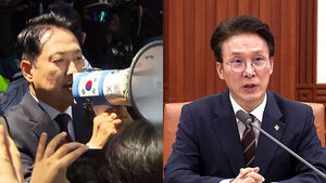 장동혁, 시위대에 "함께 싸우겠다"&hellip;김 총리 "국조&middot;특검해야"