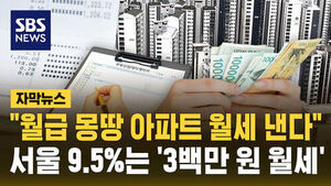[자막뉴스] "월급 몽땅 아파트 월세 낸다"..서울 9.5%는 '3백만 원 월세'