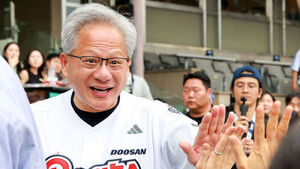 야구장에 113마리 주문&hellip;젠슨 황 "한국의 KFC 즐기러"