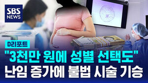 [글로벌D리포트] "3천만 원에 성별 선택도"..난임 증가에 불법 시술 기승