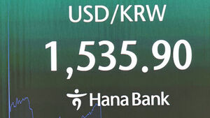 환율 1,550원대로 출발해 1,530원대 마감&hellip;구두개입에 하락