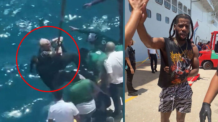 A Brave Passenger Saves Elderly Person Who Fell Overboard During Cruise