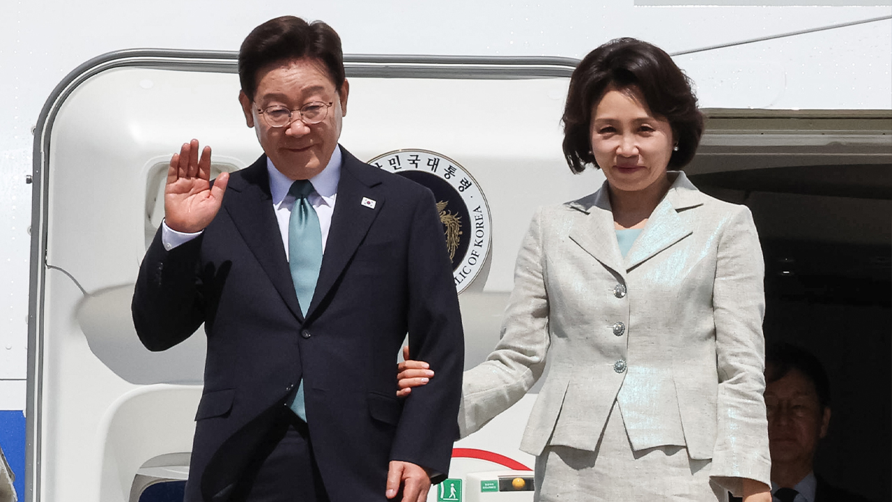 이 대통령, 브뤼셀 도착…내일 벨기에·EU와 정상회담