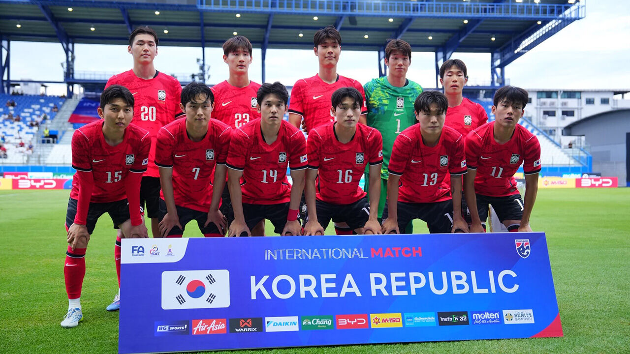 AG 축구대표팀, 태국 전지훈련 마무리…연습경기 '1승 1무 1패'
