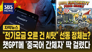 선동하려다 딱 걸렸다?&hellip;'중국어 간체자' 포착