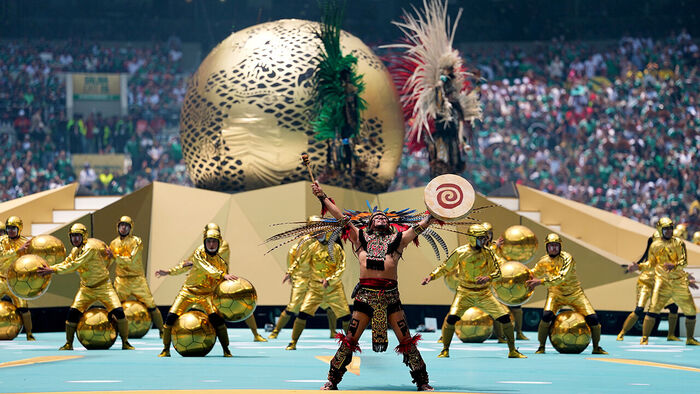 The opening ceremony of the 2026 World Cup is held at the Mexico City Stadium on June 11 (local time). (Photo: AP, Yonhap News)