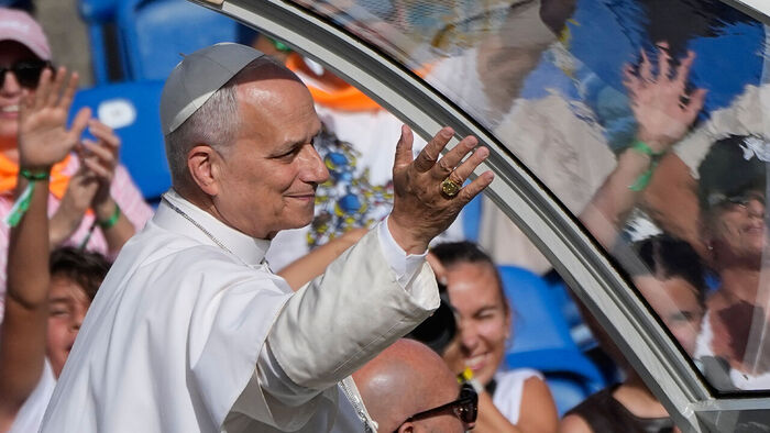 Pope Leo XIV visiting Gran Canaria (Photo: AP, Yonhap News)