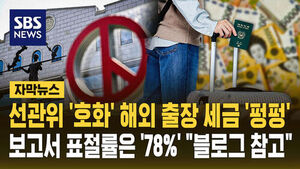 [자막뉴스] 선관위 '호화' 해외 출장 세금 '펑펑'..보고서 표절률은 '78%' "블로그 참고"