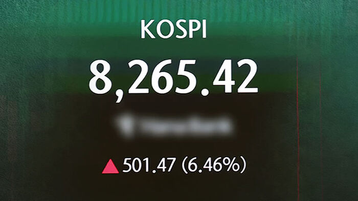 KOSPI Reclaims 8,000 Mark on Hopes for End of War; 13th Buy Sidecar of the Year Triggered
