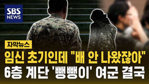[자막뉴스] 임신 초기인데 "배 안 나왔잖아"&hellip;6층 계단 '뺑뺑이' 여군 결국