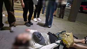 길 한복판 쓰러진 여성&hellip;초점 없는 눈으로 돌연