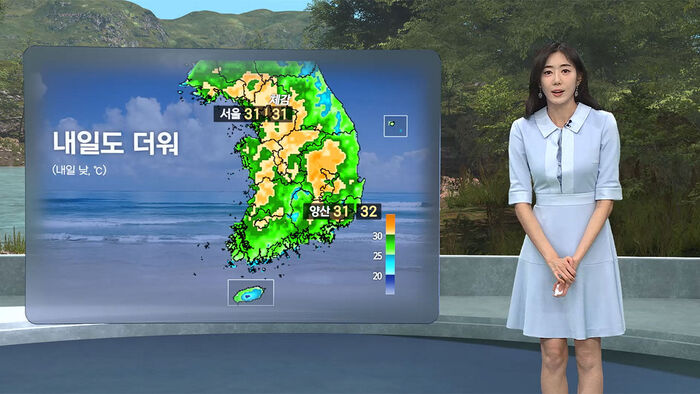 [날씨/XR] 무더위 속 소나기&hellip;습도 높아 '후텁지근'