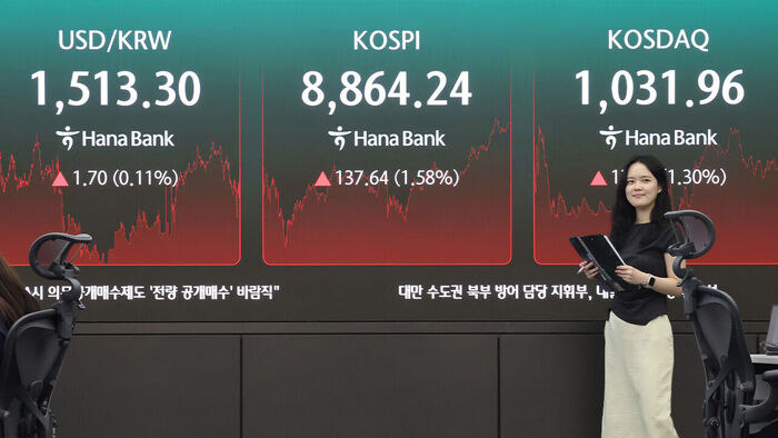 Dollar-Won Exchange Rate Surges Over 10 Won in Night Trading, Closes at 1,540.00 Won