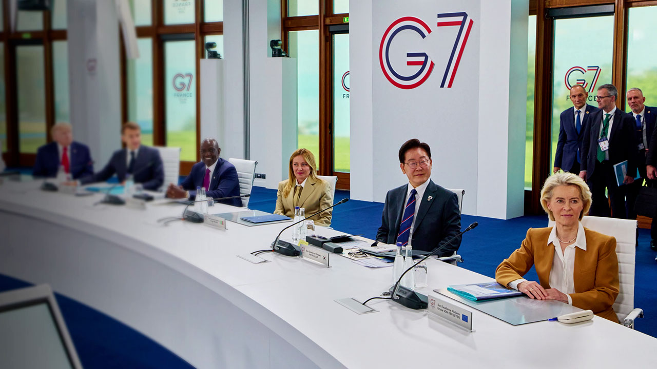 청와대 "G7 회의서 글로벌강국 위상 공고화…공급망 회복 역할 수행할 것"