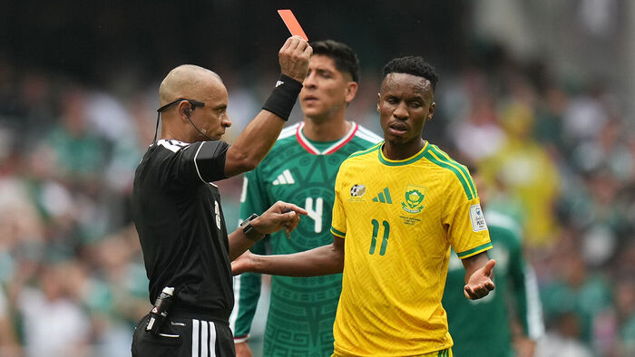 South Africa Midfielder Zwane Handed 3-Match Ban, Expected to Miss Korea Match