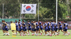 '2연승 정조준' 홍명보호, 멕시코전 앞두고 마지막 훈련