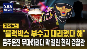 "블박 부수고 대리"